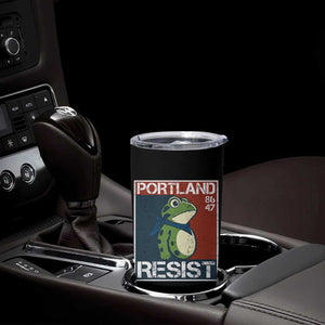 Portland Resist Retro Frog 8647 Tumbler Cup Political Satire Protest Poster Graphic TS02 Print Your Wear