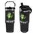 Resist Frog Kicking Crown Flip Straw Tumbler Funny No Kings In America Free Portland TS02 One Size: 30 oz Black Print Your Wear