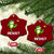 Resist Frog Kicking Crown Ceramic Ornament Funny No Kings In America Free Portland - Print Your Wear