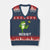Resist Frog Kicking Crown V-Neck Knit Sweater Vest Funny No Kings In America Free Portland - Print Your Wear