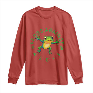 Frogs Against Fascism Long Sleeve Shirt Portland Frog Protest Together Strong TS02 Red Print Your Wear