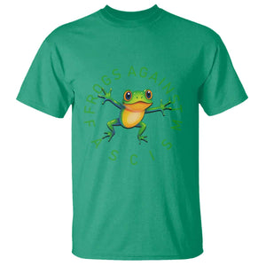 Frogs Against Fascism T Shirt Portland Frog Protest Together Strong TS02 Irish Green Print Your Wear