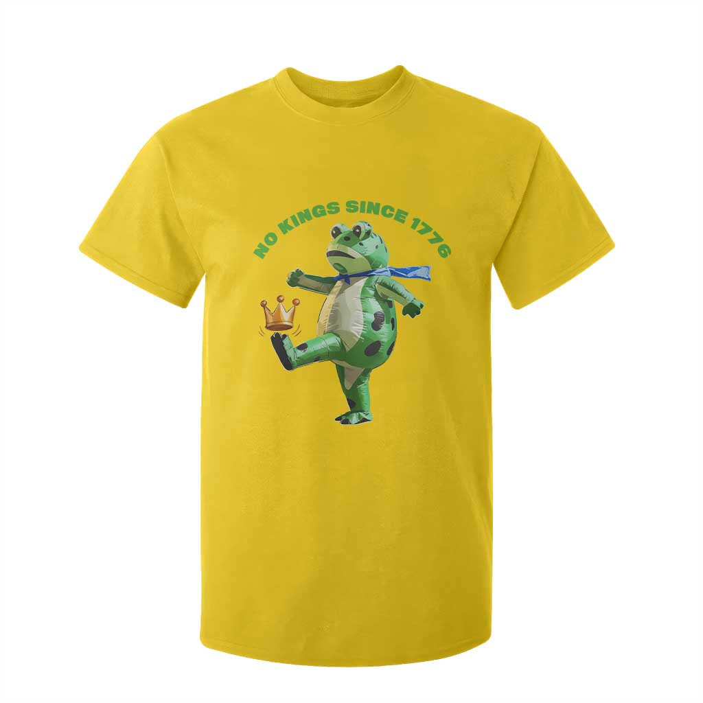 No Kings Since 1776 Frog T Shirt For Kid Funny Inflatable Frog Meme Protest Portland TS02 Daisy Print Your Wear
