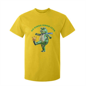 No Kings Since 1776 Frog T Shirt For Kid Funny Inflatable Frog Meme Protest Portland TS02 Daisy Print Your Wear