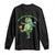 No Kings Since 1776 Frog Long Sleeve Shirt Funny Inflatable Frog Meme Protest Portland TS02 Black Print Your Wear