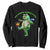 No Kings Since 1776 Frog Sweatshirt Funny Inflatable Frog Meme Protest Portland TS02 Black Print Your Wear