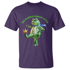 No Kings Since 1776 Frog T Shirt Funny Inflatable Frog Meme Protest Portland TS02 Purple Print Your Wear