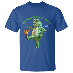 No Kings Since 1776 Frog T Shirt Funny Inflatable Frog Meme Protest Portland TS02 Royal Blue Print Your Wear