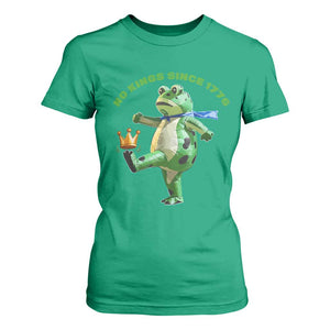No Kings Since 1776 Frog T Shirt For Women Funny Inflatable Frog Meme Protest Portland TS02 Irish Green Print Your Wear