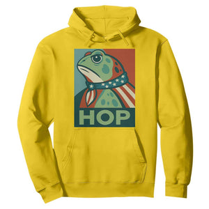 Hop Patriotic Frog Hoodie Resist Protest Poster Graphic TS02 Daisy Print Your Wear