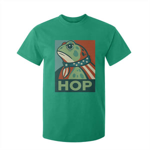 Hop Patriotic Frog T Shirt For Kid Resist Protest Poster Graphic TS02 Irish Green Print Your Wear