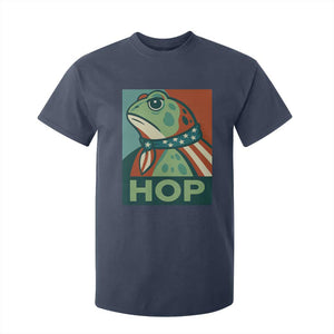 Hop Patriotic Frog T Shirt For Kid Resist Protest Poster Graphic TS02 Navy Print Your Wear