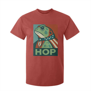 Hop Patriotic Frog T Shirt For Kid Resist Protest Poster Graphic TS02 Red Print Your Wear