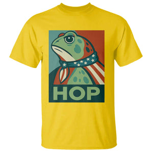 Hop Patriotic Frog T Shirt Resist Protest Poster Graphic TS02 Daisy Print Your Wear