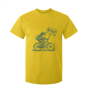 Cycling Protest Frog T Shirt For Kid Resist Free Portland Retro Graphic TS02 Daisy Print Your Wear
