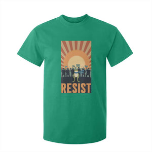 Frog Resist T Shirt For Kid Bold Protest Free Portland TS02 Irish Green Print Your Wear