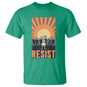 Frog Resist T Shirt Bold Protest Free Portland TS02 Irish Green Print Your Wear