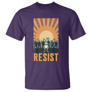 Frog Resist T Shirt Bold Protest Free Portland TS02 Purple Print Your Wear