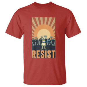 Frog Resist T Shirt Bold Protest Free Portland TS02 Red Print Your Wear