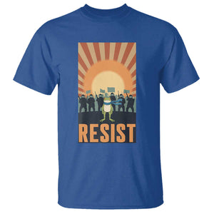 Frog Resist T Shirt Bold Protest Free Portland TS02 Royal Blue Print Your Wear