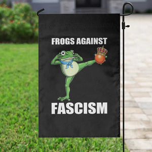 Frogs Against Fascism Garden Flag No Fascist No Kings Funny Portland Frog Protest TS02 Print Your Wear