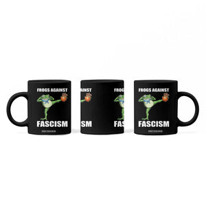 Frogs Against Fascism Coffee Mug No Fascist No Kings Funny Portland Frog Protest TS02 Print Your Wear