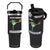 Frogs Against Fascism Flip Straw Tumbler No Fascist No Kings Funny Portland Frog Protest TS02 One Size: 30 oz Black Print Your Wear
