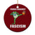 Frogs Against Fascism Ceramic Ornament No Fascist No Kings Funny Portland Frog Protest - Print Your Wear