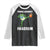 Frogs Against Fascism Raglan Shirt No Fascist No Kings Funny Portland Frog Protest TS02 Black White Print Your Wear