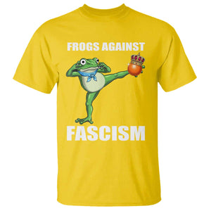 Frogs Against Fascism T Shirt No Fascist No Kings Funny Portland Frog Protest TS02 Daisy Print Your Wear