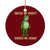 United We Ribbit Frog Protest Ceramic Ornament Divided We Croak Free Portland Resist 2025 - Print Your Wear