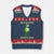 United We Ribbit Frog Protest V-Neck Knit Sweater Vest Divided We Croak Free Portland Resist 2025 - Print Your Wear
