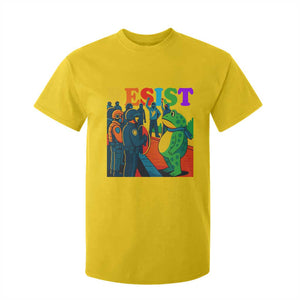 Rainbow Street Protest Frog T Shirt For Kid Resist LGBTQ+ Solidarity TS02 Daisy Print Your Wear