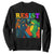 Rainbow Street Protest Frog Sweatshirt Resist LGBTQ+ Solidarity TS02 Black Print Your Wear