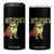 Resist Super Frog 4 in 1 Can Cooler Tumbler Free Portland Political Satire Retro Graphic TS02 One Size: 16 oz Black Print Your Wear