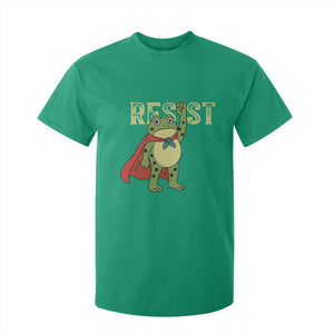 Resist Super Frog T Shirt For Kid Free Portland Political Satire Retro Graphic TS02 Irish Green Print Your Wear
