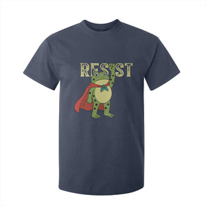 Resist Super Frog T Shirt For Kid Free Portland Political Satire Retro Graphic TS02 Navy Print Your Wear