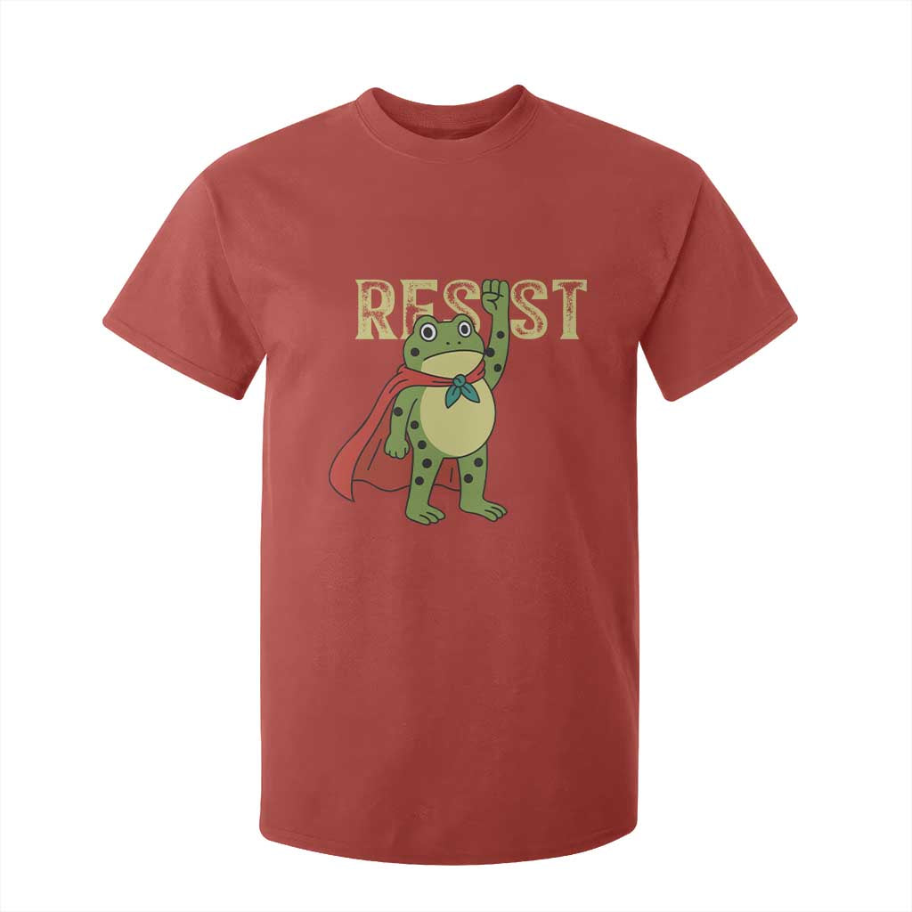 Resist Super Frog T Shirt For Kid Free Portland Political Satire Retro Graphic TS02 Red Print Your Wear