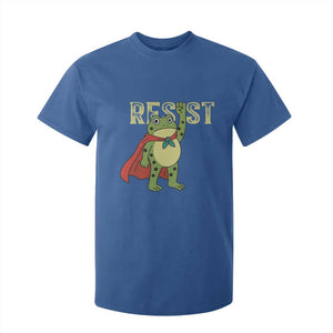 Resist Super Frog T Shirt For Kid Free Portland Political Satire Retro Graphic TS02 Royal Blue Print Your Wear
