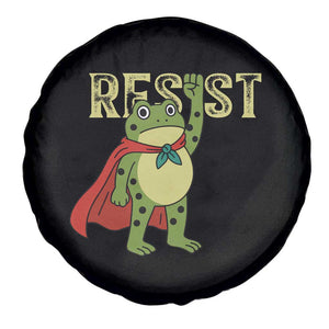 Resist Super Frog Spare Tire Cover Free Portland Political Satire Retro Graphic TS02 Print Your Wear