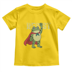 Resist Super Frog Toddler T Shirt Free Portland Political Satire Retro Graphic TS02 Daisy Print Your Wear