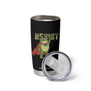 Resist Super Frog Tumbler Cup Free Portland Political Satire Retro Graphic TS02 Print Your Wear