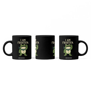 I Am Frogtifa Coffee Mug Frog Resist Antifascist with Raised Fist Bandana TS02 Print Your Wear