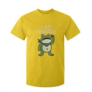 I Am Frogtifa T Shirt For Kid Frog Resist Antifascist with Raised Fist Bandana TS02 Daisy Print Your Wear