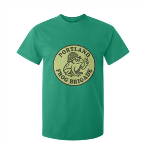 Portland Frog Brigade T Shirt For Kid Peace Frog Protest Badge TS02 Irish Green Print Your Wear