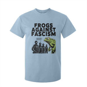 Frogs Against Fascism T Shirt For Kid Resist 2025 Free Portland Protest TS02 Light Blue Print Your Wear