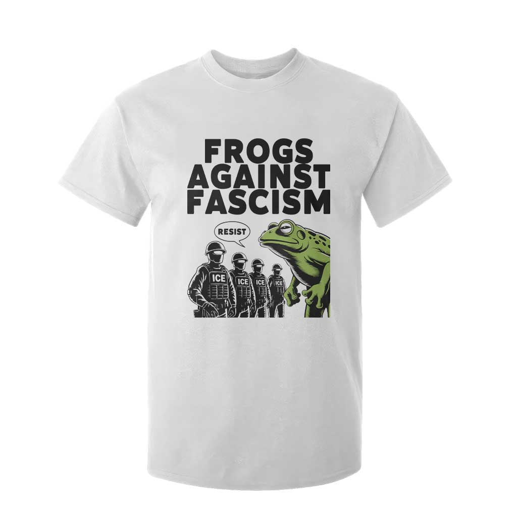 Frogs Against Fascism T Shirt For Kid Resist 2025 Free Portland Protest TS02 White Print Your Wear
