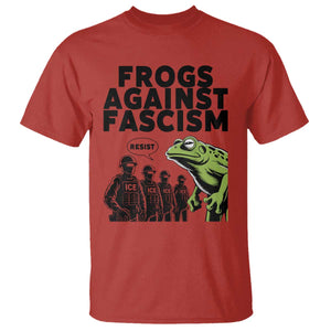 Frogs Against Fascism T Shirt Resist 2025 Free Portland Protest TS02 Red Print Your Wear