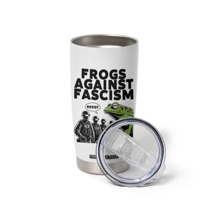 Frogs Against Fascism Tumbler Cup Resist 2025 Free Portland Protest TS02 Print Your Wear