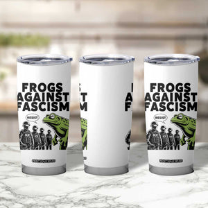 Frogs Against Fascism Tumbler Cup Resist 2025 Free Portland Protest TS02 Print Your Wear